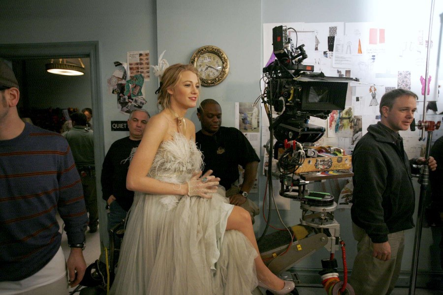 Serena en coulisse